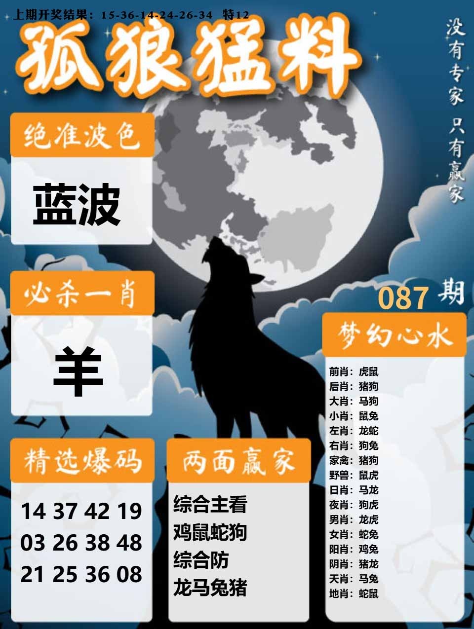 087期孤狼猛料[图]